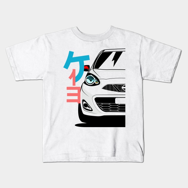 March Micra K13 Kids T-Shirt by gaplexio